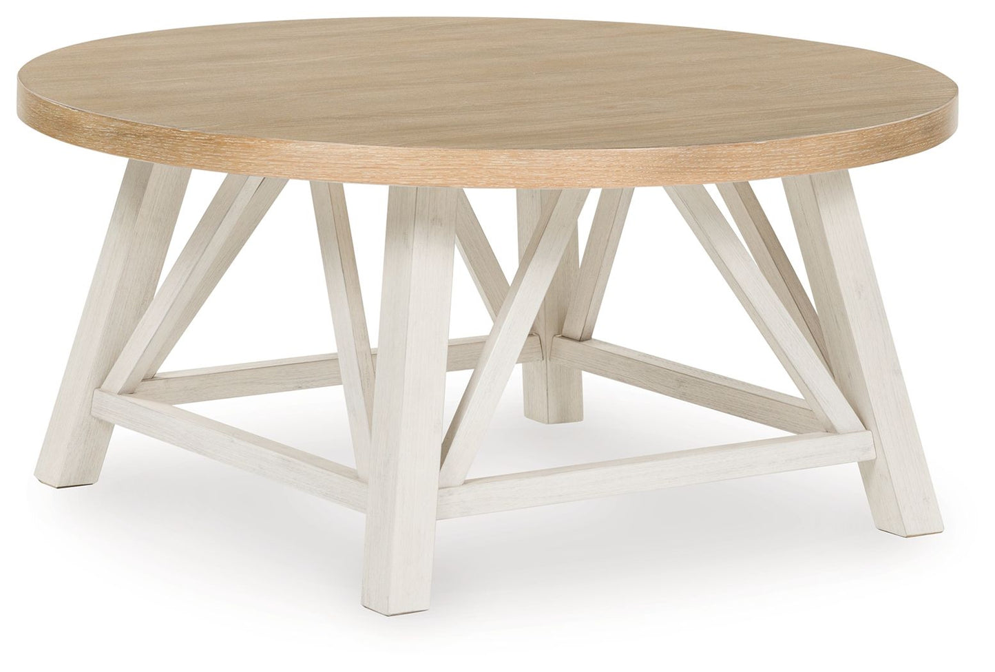 Fawndell - Occasional Table Set (Set of 3) - Antique White / Brown