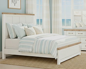 Savonport - Seven Drawer Dresser - White / Brown