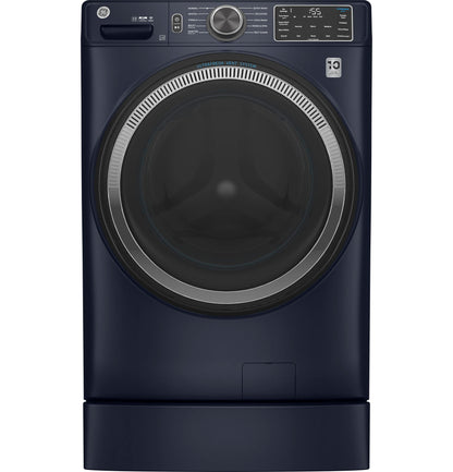 GE 4.8 Cubic Foot Front Load Washer - Sapphire Blue
