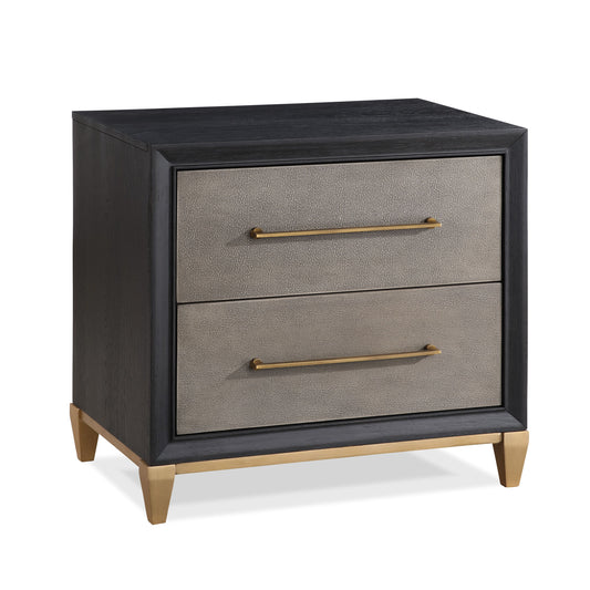 Payson - Nightstand - Black / Gray