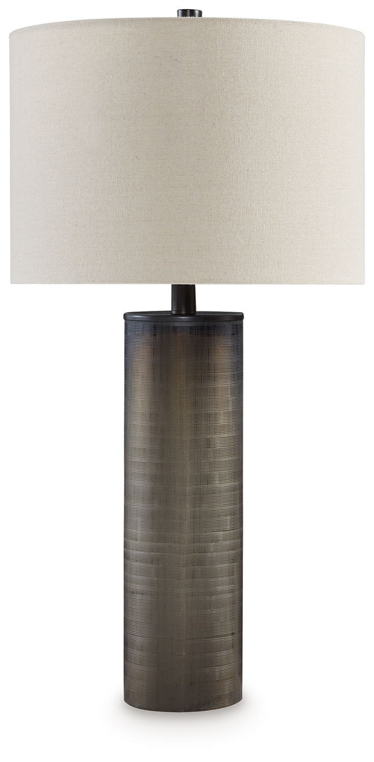 Dingerly - Glass Table Lamp - Brown