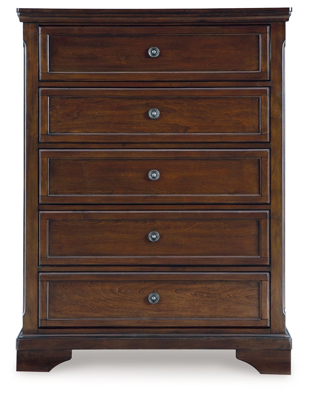 Trellington - Five Drawer Chest - Brown