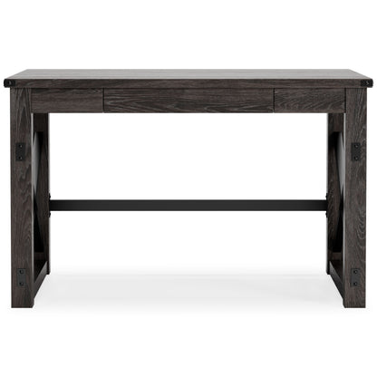 Freedan - Home Office Desk - Grayish Brown