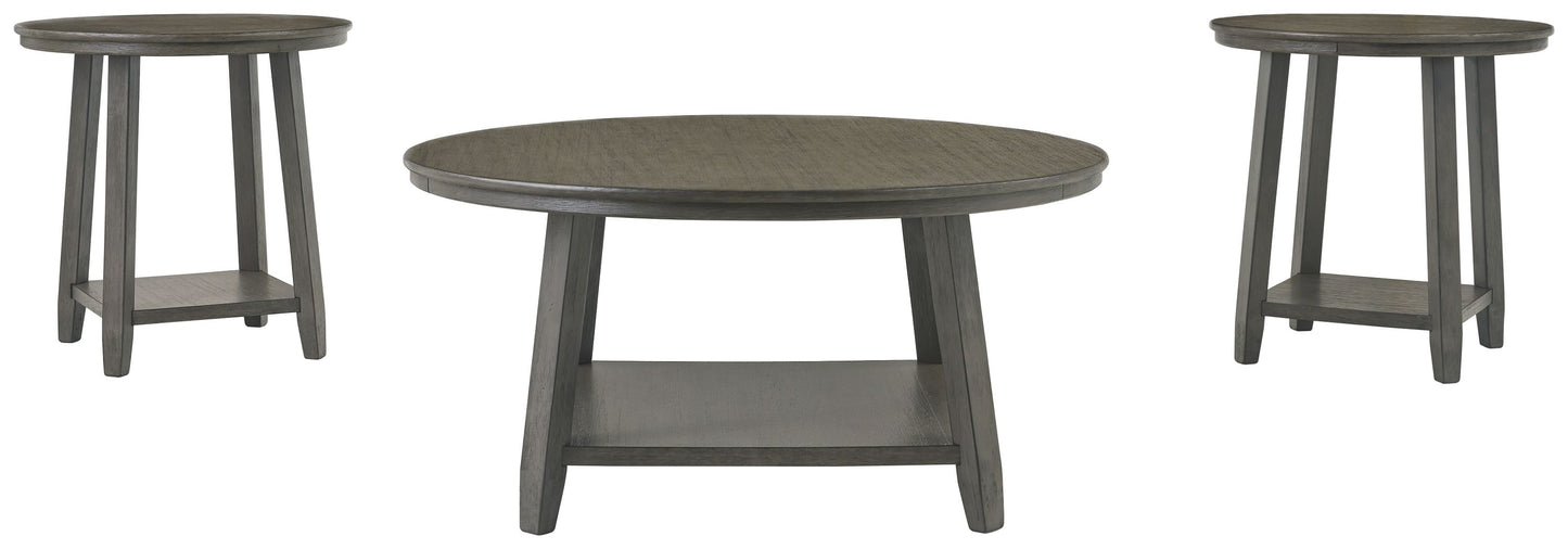 Caitbrook - Occasional Table Set (Set of 3) - Gray