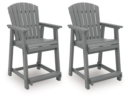 Sanctuary Beach - Barstool (Set of 2) - Dark Gray
