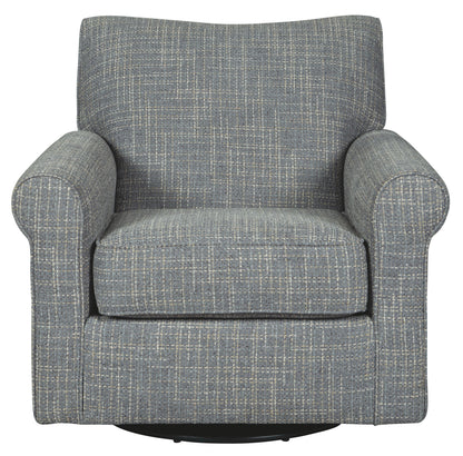Renley - Swivel Glider Accent Chair - Ash