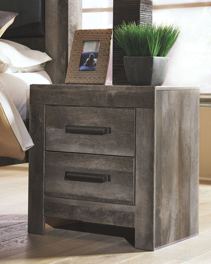 Wynnlow - Two Drawer Night Stand - Gray