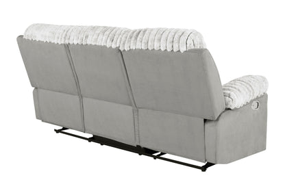 Global 80" Reclining Sofa - Gray