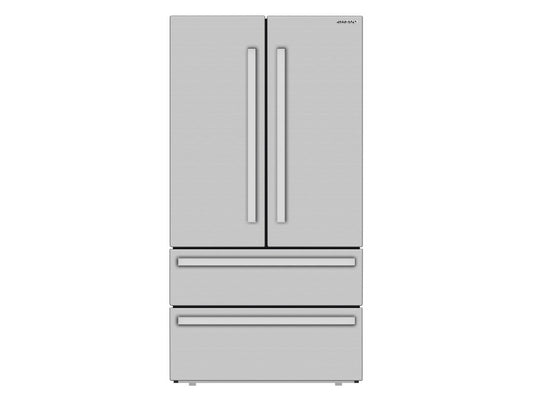 Sharp 22.5 Cubic Foot French Door Refrigerator - Stainless Steel