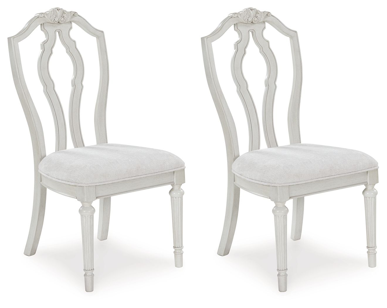 Montelaine - Dining Upholstered Side Chair (Set of 2) - Antique White