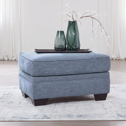 Carissa Manor - Ottoman - Denim