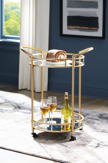Wynora - Bar Cart - Gold