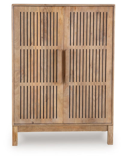 Pellamour - Bar Cabinet - Natural Brown