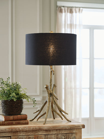 Josney - Metal Table Lamp - Antique Gold Finish