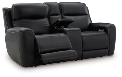 5Z-Comfort - Relaxation - Power Reclining Loveseat with Console / Adj Headrest