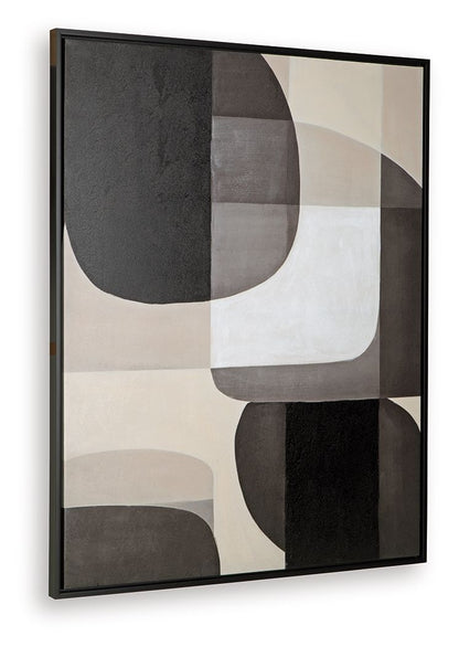 Kesleigh - Wall Art - Black / White