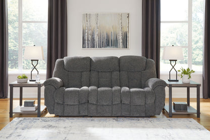 Foreside - Reclining Sofa - Charcoal