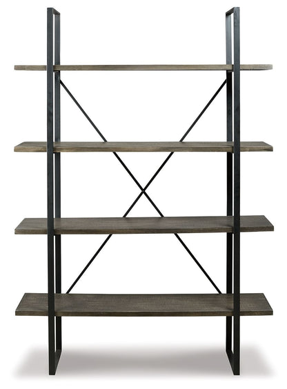 Gilesgrove - Bookcase - Black / Gray