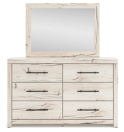 Lawroy - Dresser And Mirror - Light Natural