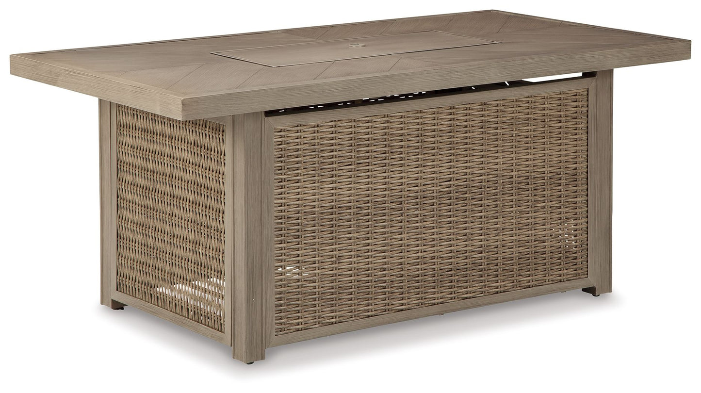 Beachcroft - Rectangular Fire Pit Table