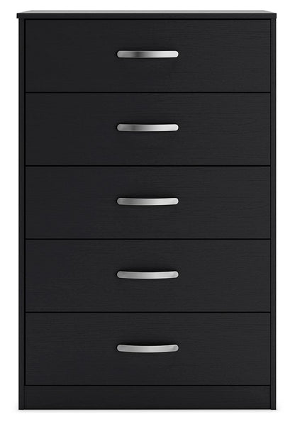 Finch - Five Drawer Chest - 46" Height - Black