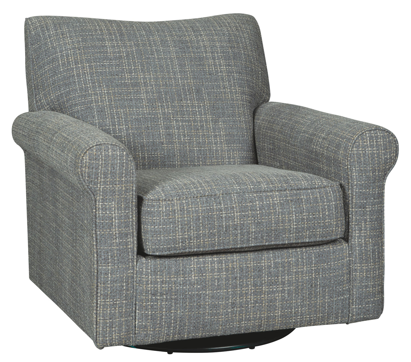 Renley - Swivel Glider Accent Chair - Ash