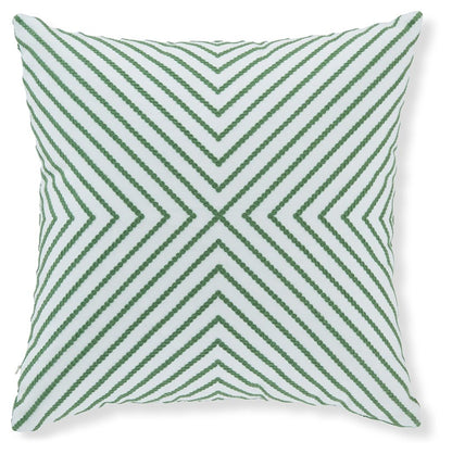 Bellvale - Pillow (Set of 4) - Green / White