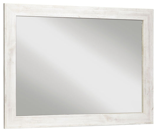 Paxberry - Bedroom Accent Mirror - Whitewash