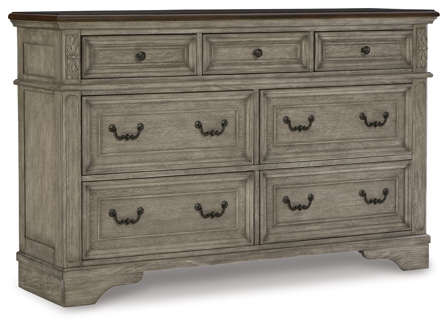 Lodenbay - Dresser - Antique Gray