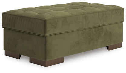 Caspian-Town - Oversized Accent Ottoman - Olive