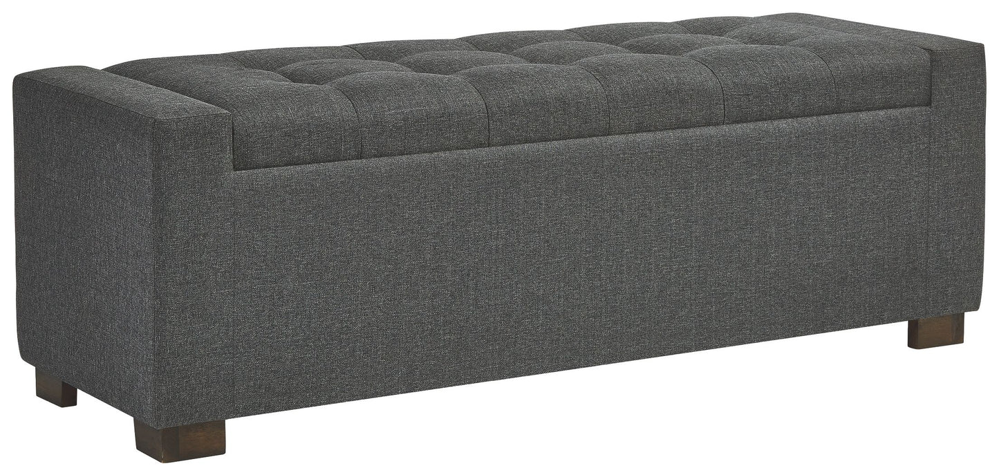 Cortwell - Storage Bench - Gray