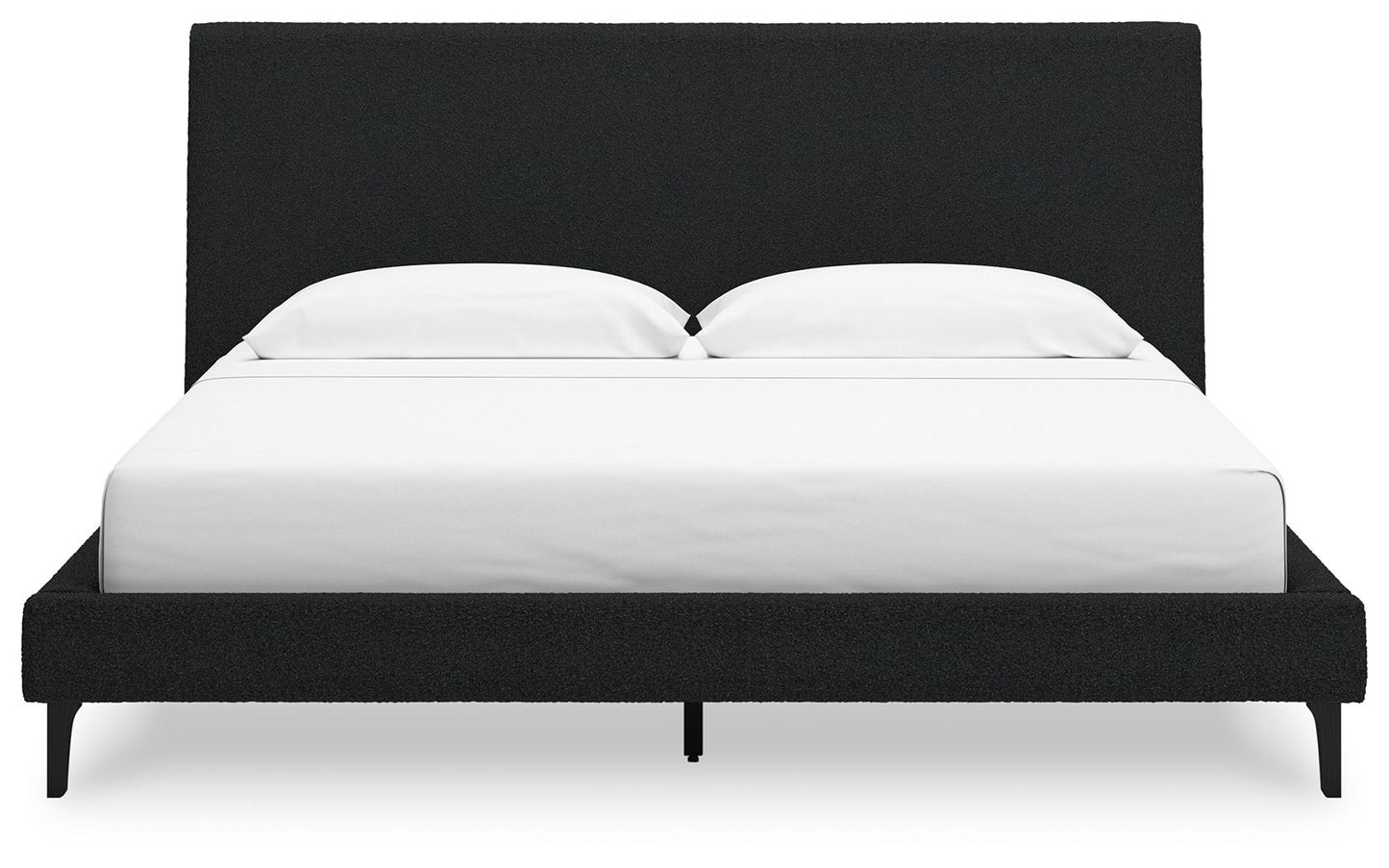 Cadmori - Upholstered Bed With Roll Slats