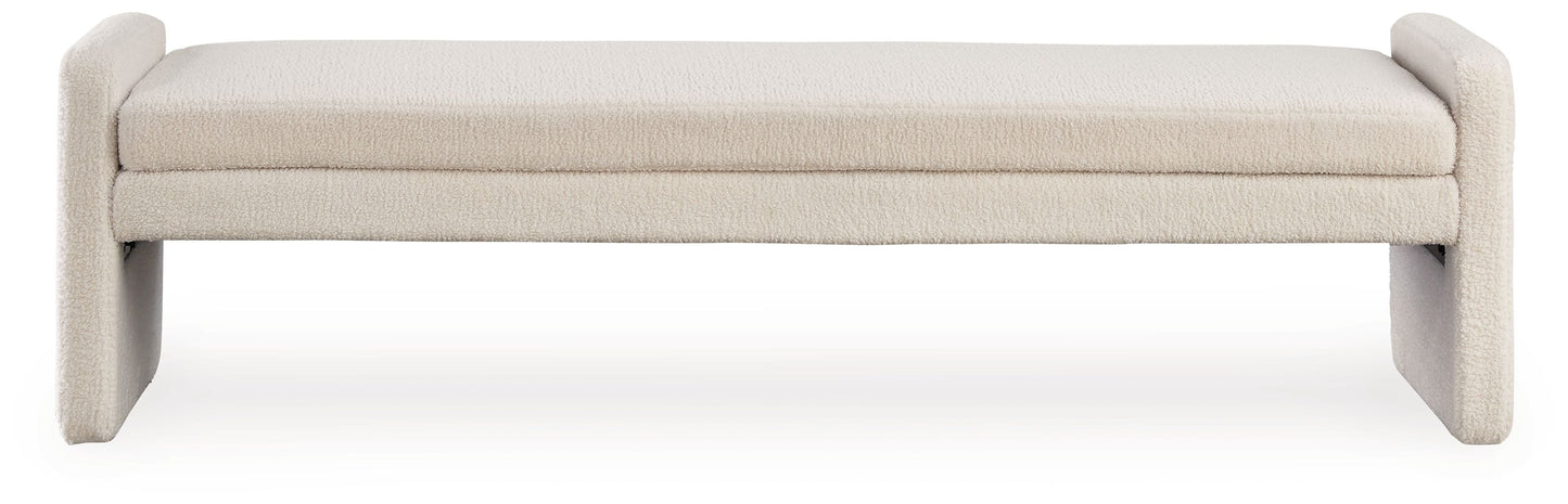 Lembertson - Accent Bench - Ecru