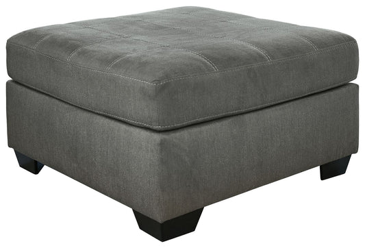 Pitkin - Oversized Accent Ottoman - Slate