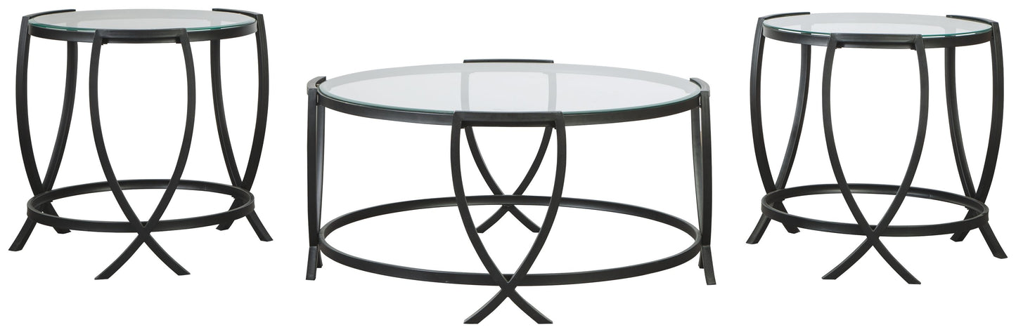 Tarrin - Occasional Table Set (Set of 3) - Black