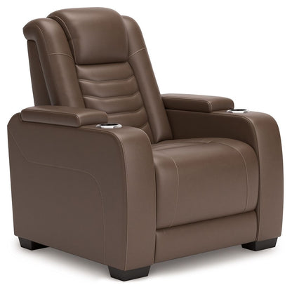 High Impact - Power Recliner / Adj Headrest - Tobacco
