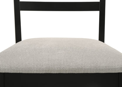 Folio - Side Chair (Set of 2) - Black / Gray