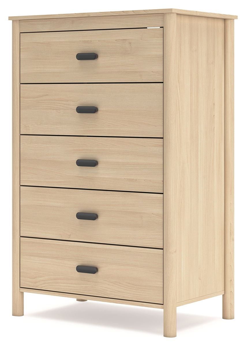 Cabinella - Five Drawer Chest - Tan