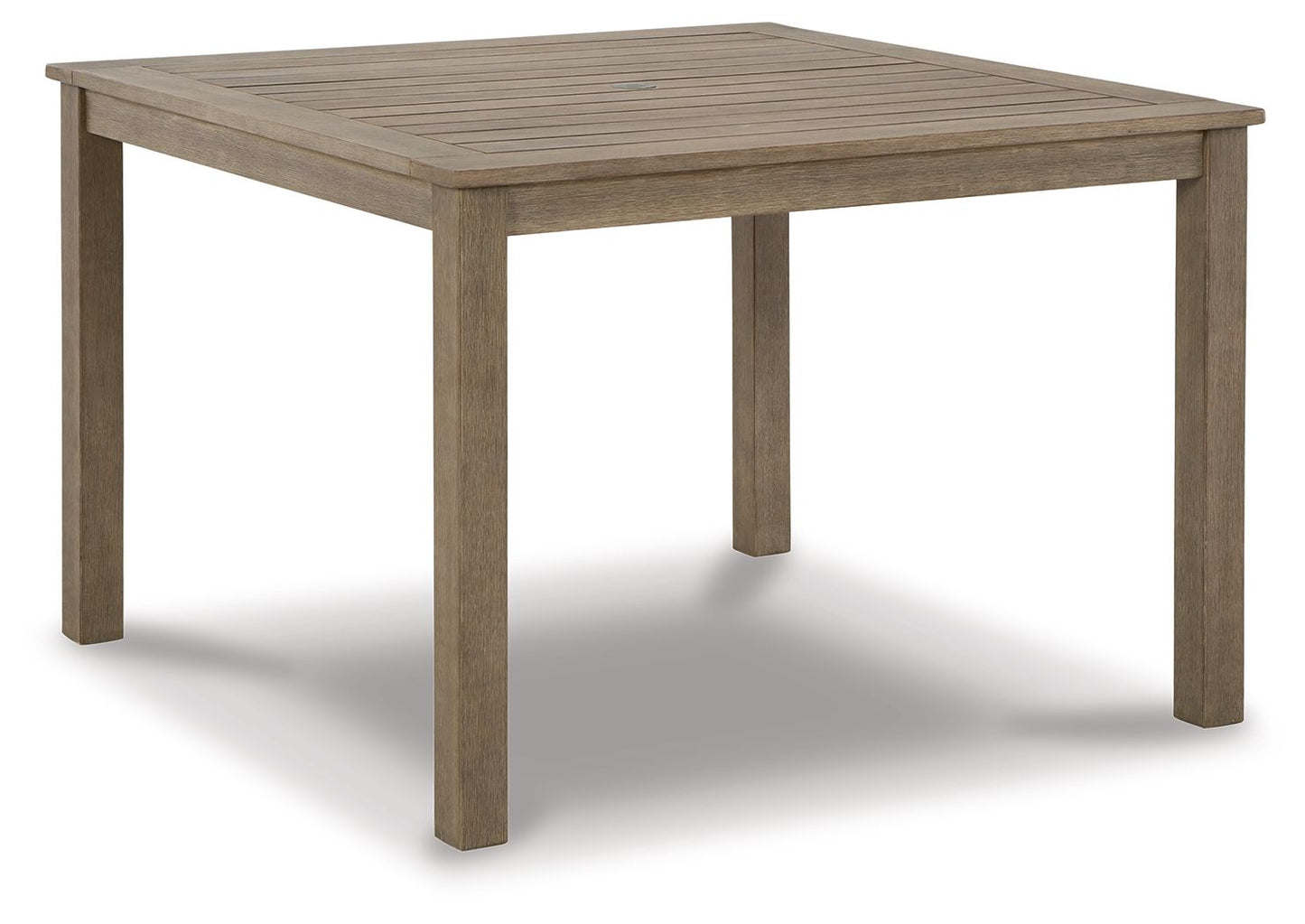 Aria Plains - Square Dining Table W/Umb Opt - Brown