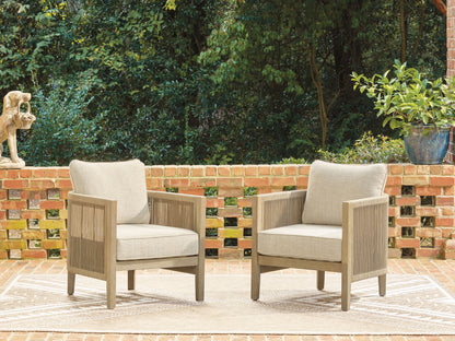 Spooners Cove - Lounge Chair With Cushion (Set of 2) - Beige