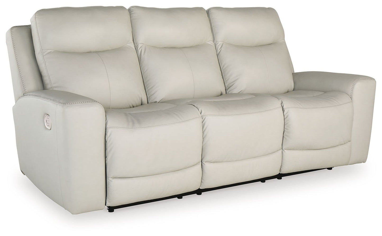 Mindanao - 3 Pc. - Power Reclining Sofa, Power Reclining Loveseat With Console, Power Recliner - Coconut