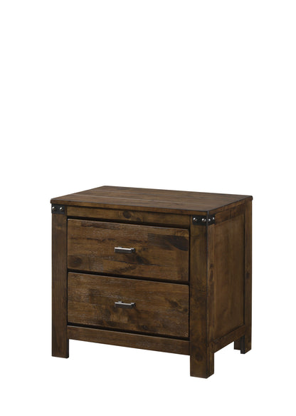 Curtis - Nightstand - Dark Oak